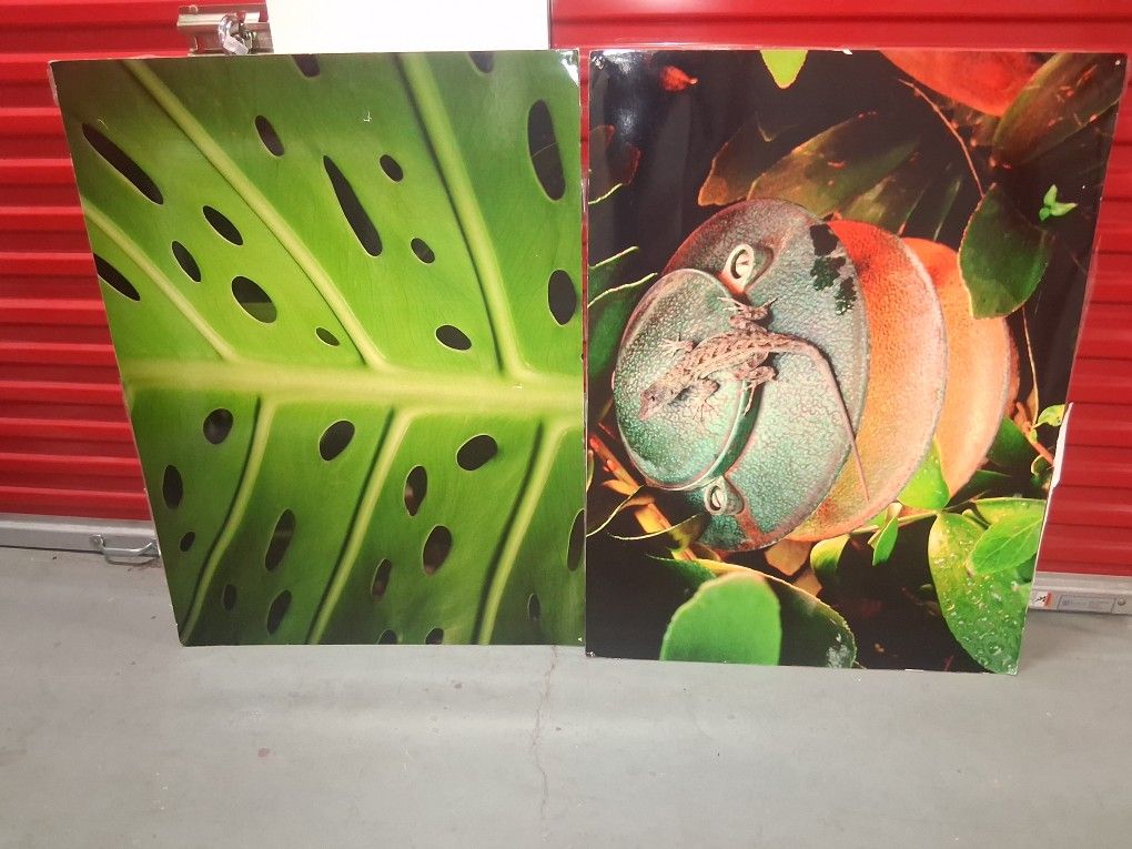 Abstract Contemporary Art Work & A Frame