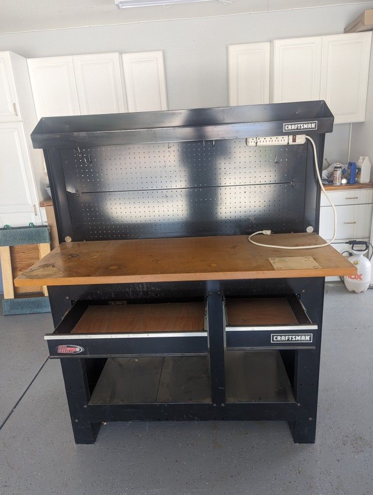 Workbench , Craftsman, Two Drawers. for Sale in Hemet, CA OfferUp