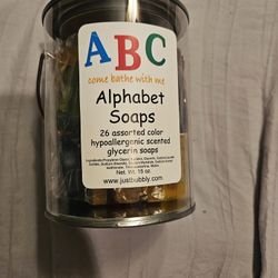 ABC Alphabet Soaps