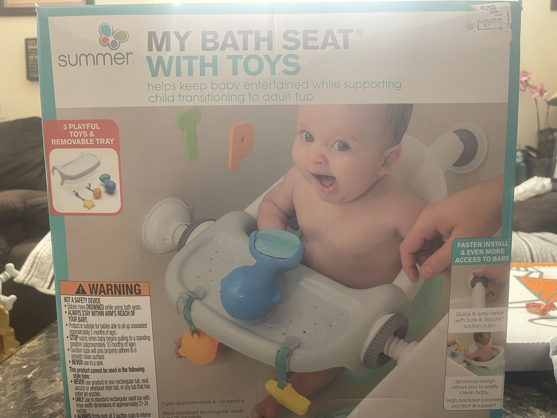 Summer My bath Seat With Toys 