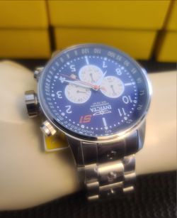NEW MEN'S NICE LUXURY 48mm FACE 100% ORIGINAL INVICTA CHRONOGRAPH WATCH.