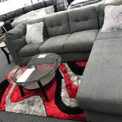 Maier Charcoal Sectional Ashley 