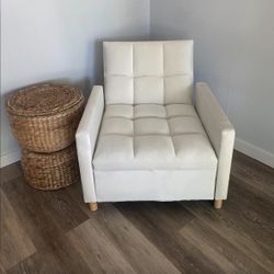 Brand New Convertible Sleeper Chair with Pull-Out Ottoman (In Box)