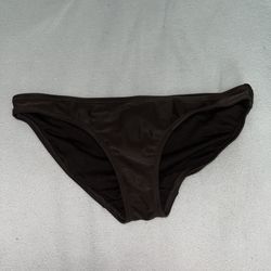 Old Navy Brown Bikini Bottom Bathing Suit Swimsuit Women Junior Small A023