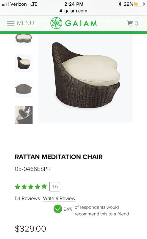 Gaiam Yoga Meditation Chair Like New for Sale in Irvine CA