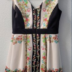 Retro 70's Flower Dress