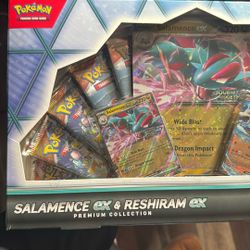 Salamanca Ex & Reshiram Ex Premium Collection