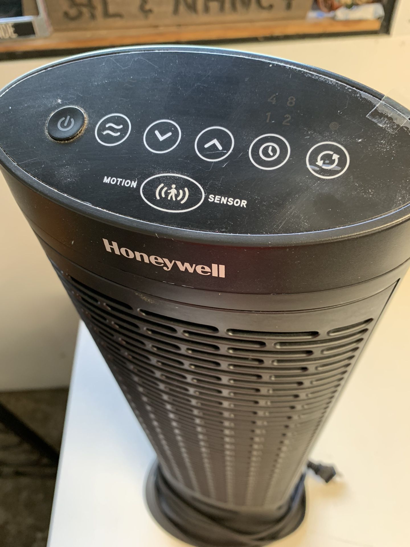 Honeywell HCE353B Digital Ceramic Tower Heater - Black 
