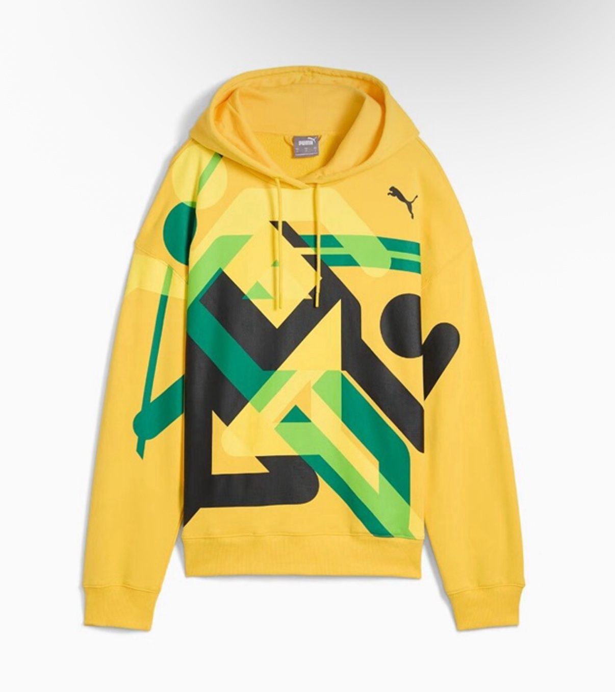 New Puma Olympic Village Jamaica Yellow Hoodie 526304 Men’s XL