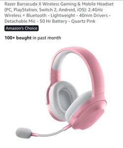 Razer Barracuda X Wireless Gaming Headset – Quartz Pink