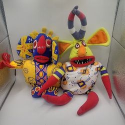 DISNEY LION King Broadway Musical 2 Beanie Trickster 4 And 5 Plush Bean Bag