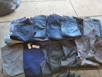 Mens/womans Clothes; jeans,/pants, fall Jackets/Coats