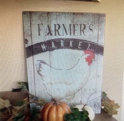 Cute Farmhouse Cutting Glass Board