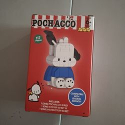 Pochacco Sanrio Hello Kitty Pochacco Block Figure Build Kit - 117 Pieces