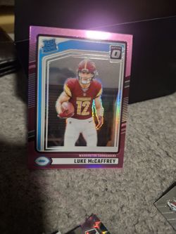 Luke McCafrey Rated Rookie Pink Parallel $3 OBO