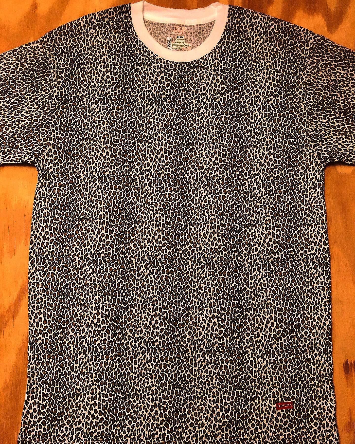 [for sale] Supreme/Hanes Leopard Tagless T-Shirt | Size: Medium | Condition: Brand new | $60
