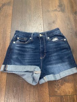 Junior girls Jean shorts size 7 by no boundaries #13