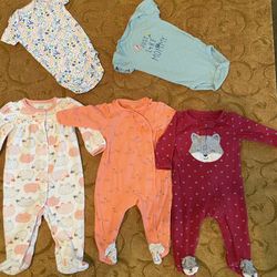 Baby Girl Sleeper, Onesie Bundle $10