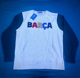 Barcelona gray/navy Pullover Sweatshirt