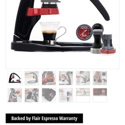 Flair Classic Espresso Maker and Brew Head with Bottomless Portafilter and PGK