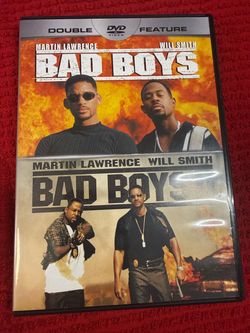 Bad Boys 1 and 2 Double Feature DVD Will Smith Martin Lawrence Action Comedy 2-Disc Movie Set
