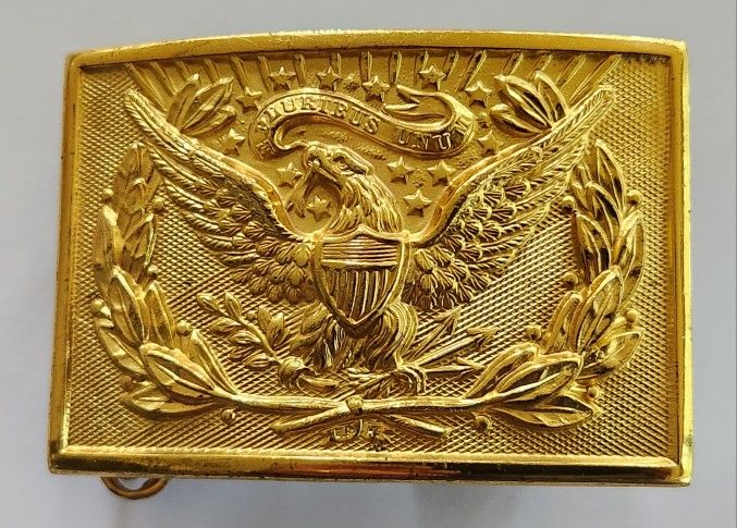 Antique Military ARMY M1874 Officer's Waist Plate Belt Buckle