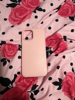 Pink Silicone iPhone 12 Phone Case