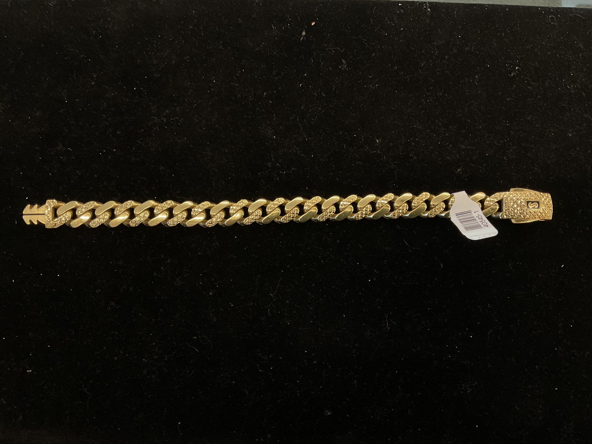 18k Cuban Bracelet 40545-1