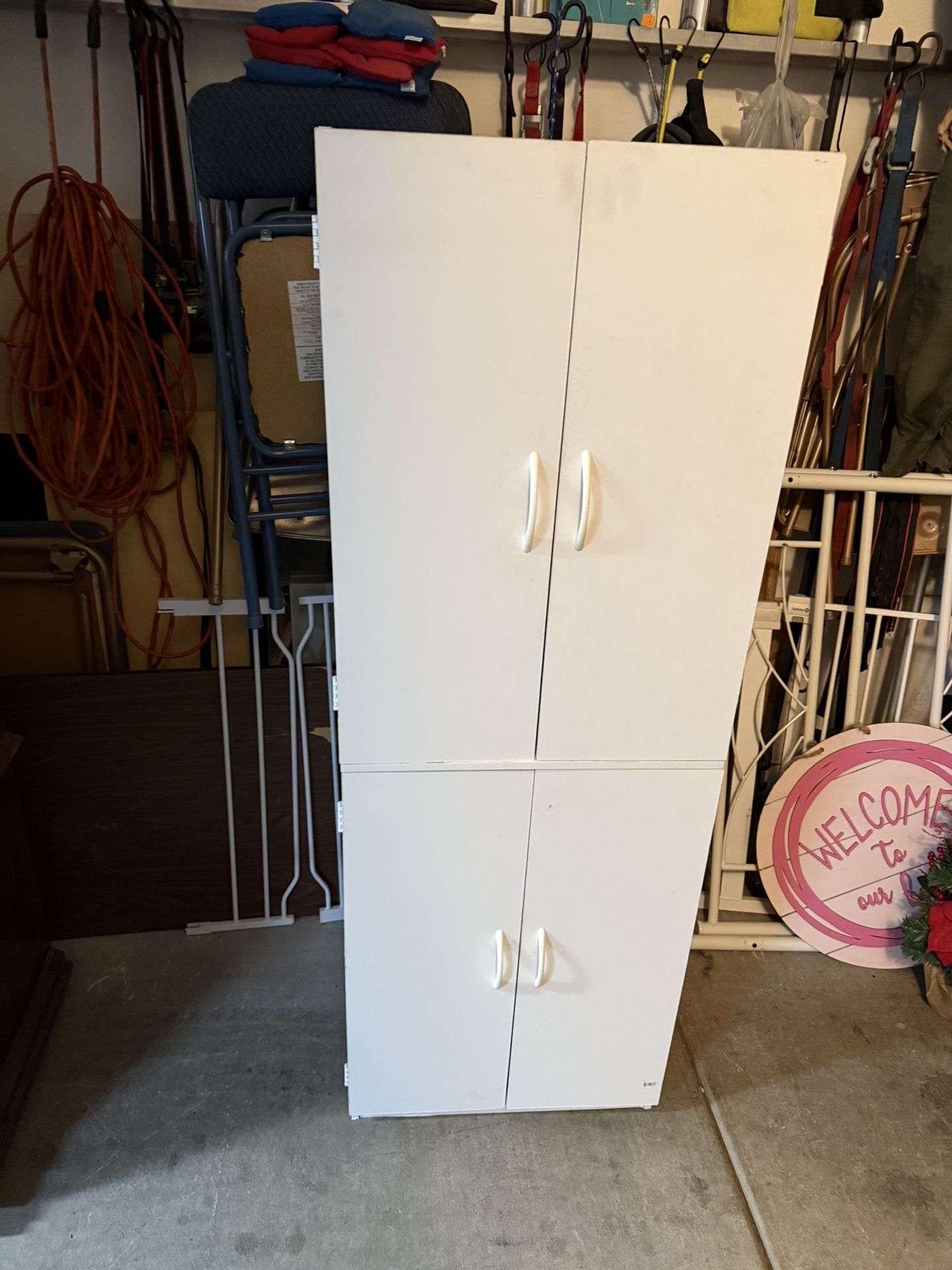 White Storage Cabinet