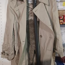 Vintage London Fog Maincoats Lined Raincoat Rain Trench Coat 42 Reg