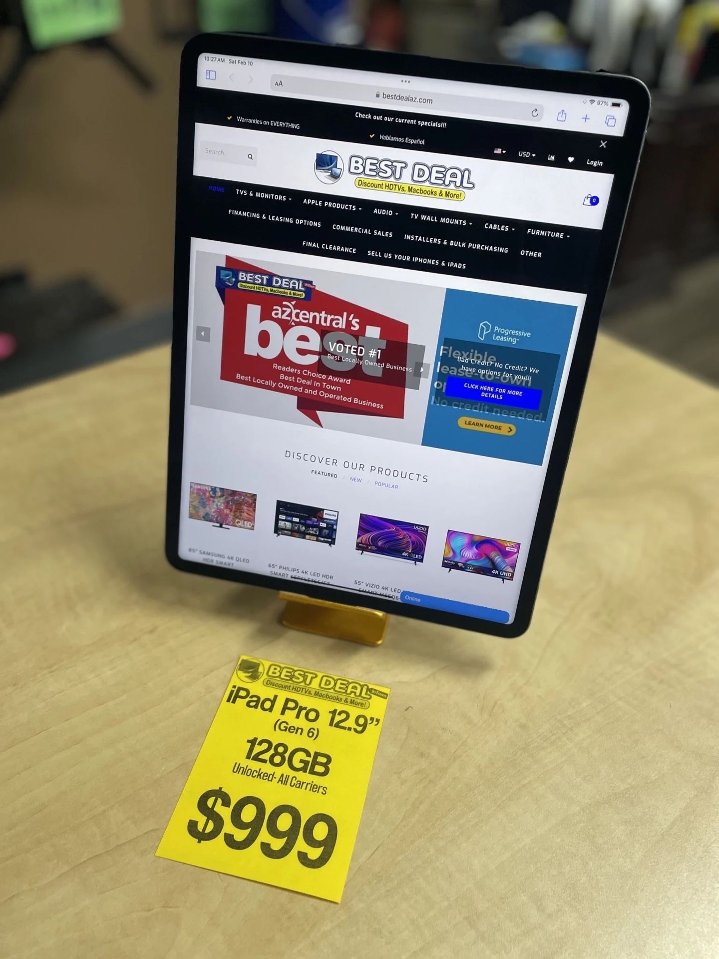 🇺🇸🗽🎆🎉JULY 4TH SALE IPAD PRO 12.9" (GEN 6) 128GB UNLOCKED