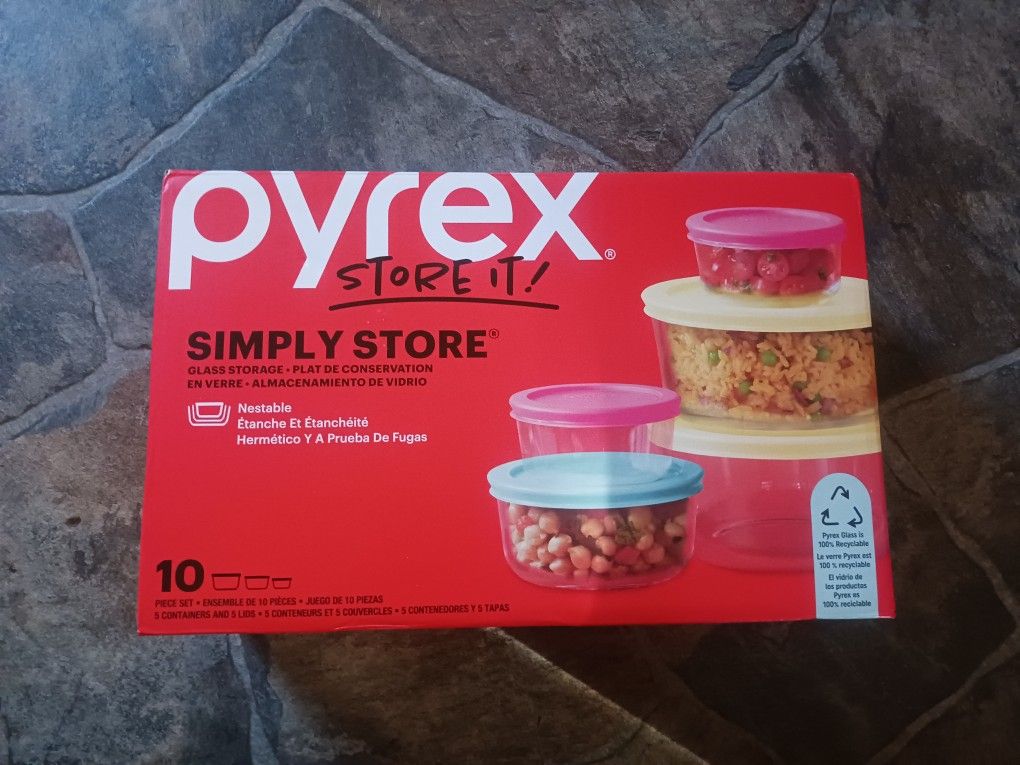 Pyrex Simply Store 10 Piece Storage Set