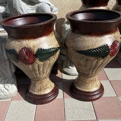 New Flower Pots Made Out Of Clay 