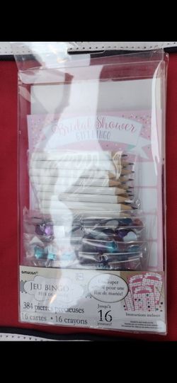 Amscan Bridal Shower Gift Bingo Game Set