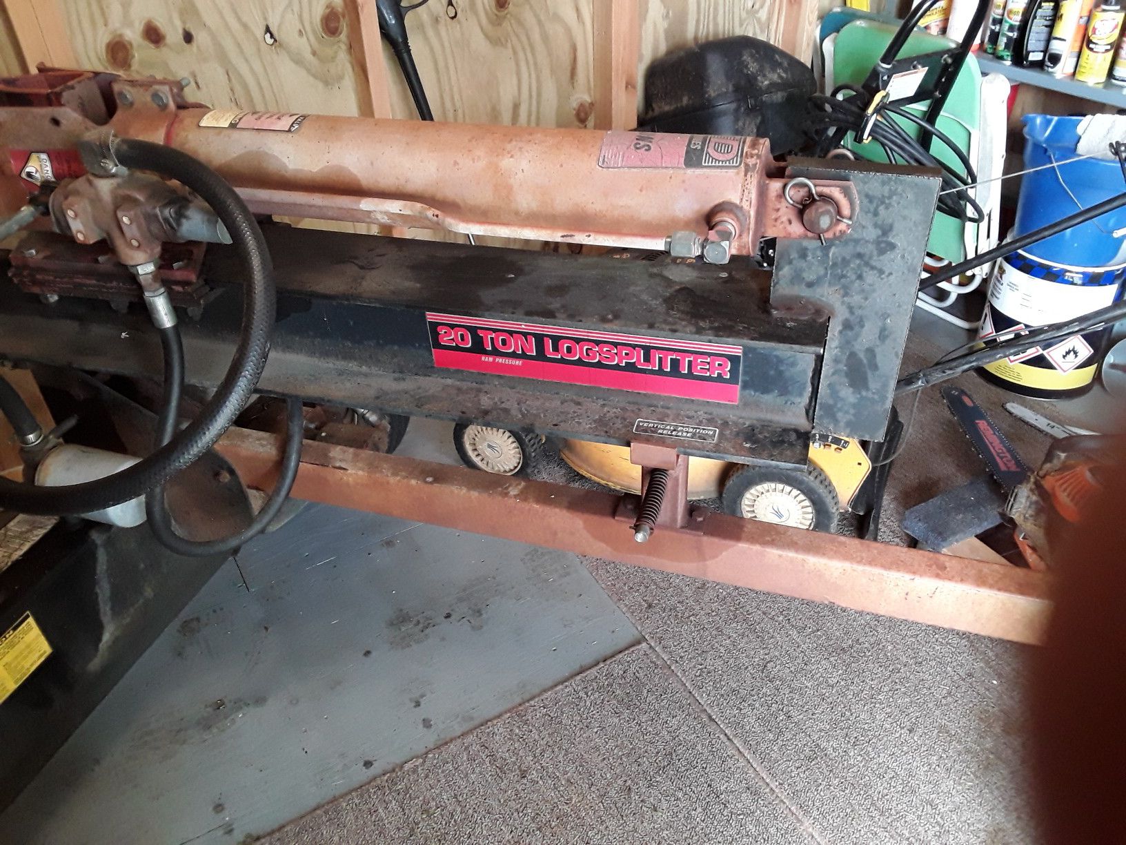 MTD yard machine log splitter
