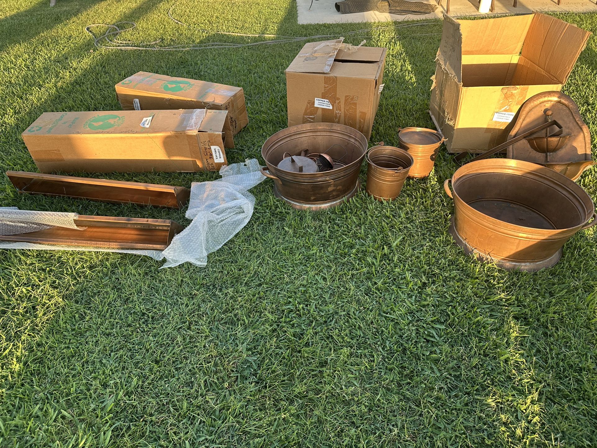 Copper Tubes For Decors