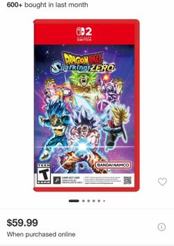 New video game: DRAGON BALL: Sparking! ZERO- Nintendo Switch 2