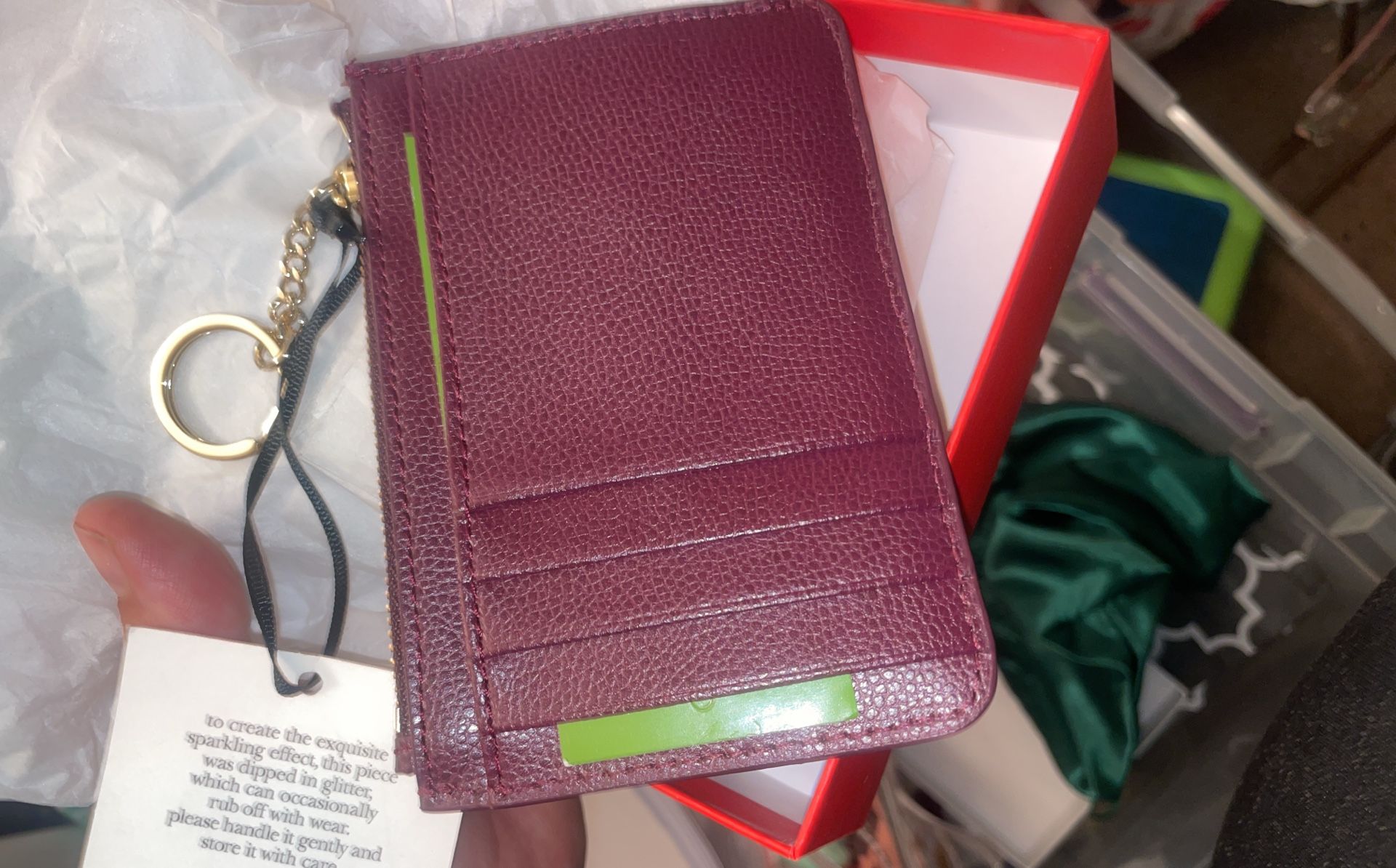 Kate Spade, all that glitter wallet, brand new with tags and box