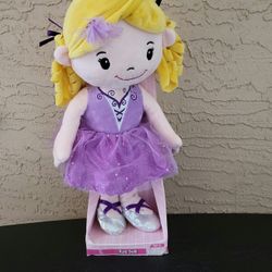 BRAND NEW...BLONDE HAIR RAG DOLL...AGES 2+