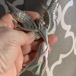 Breast cancer Angel ornament