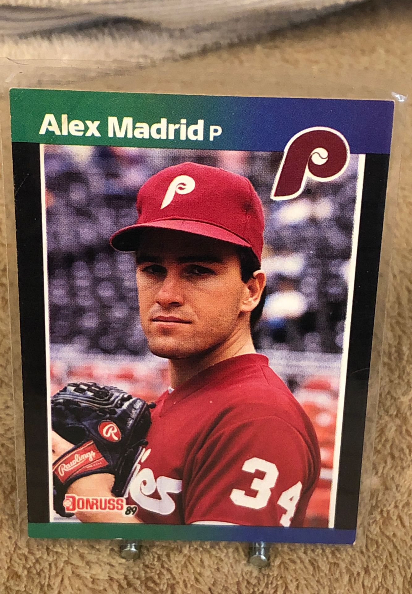 CARD BASEBALL ALEX MADRID ROOKIE CARD