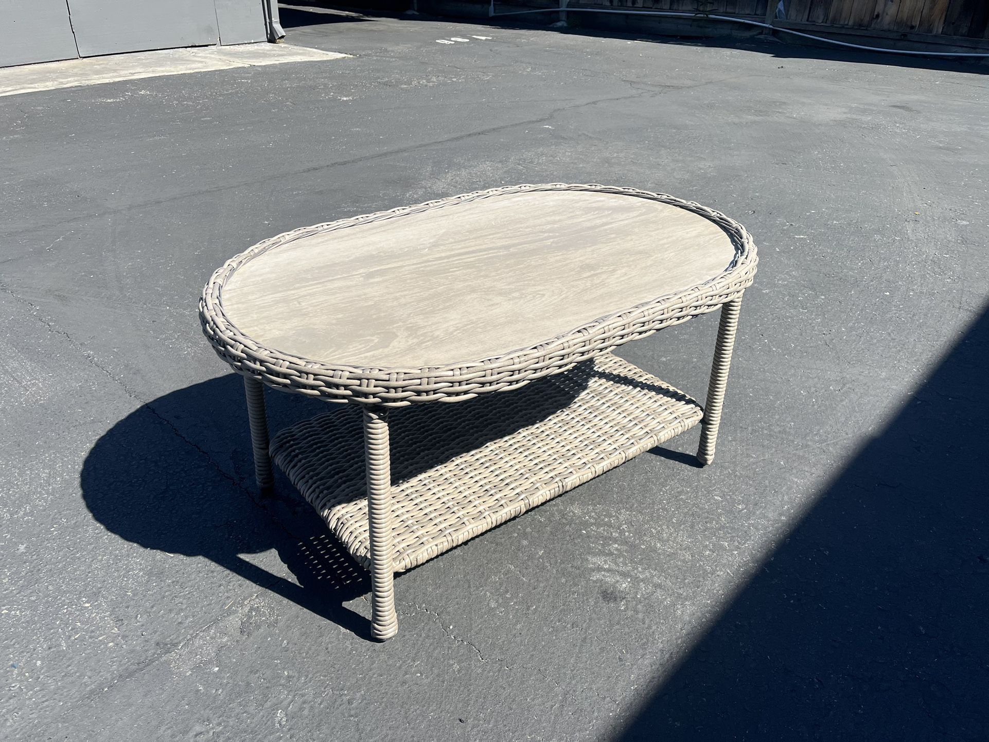 Coffee Table, Outdoor Style, Hampton Bay, Brand New, Never Used