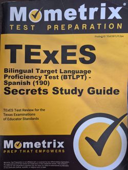 TExES Bilingual Target Language Proficiency Test Spanish 190