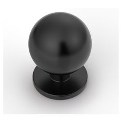 10 Pcs Matte Black Round Single Hole Cabinet knobs handles and Pulls #108A772996