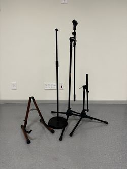 Mic Stands and Guitar Stand