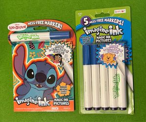 Lilo & Stitch Magic Ink pictures and 5 mess free markers