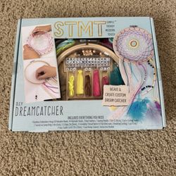 STMT DIY Dream Catcher Kit by Horizon Group Usa, Weave & Create Your Own Dream Catcher, Real Feathers, Wood Beads, Alphabet Beads, Bamboo Embroidery H