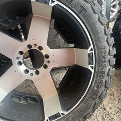 24” Rims And Tires Set Of 4