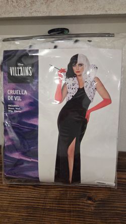 Disney Villains Cruella De Vil Costume Set