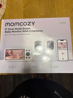 Momcozy BM04 5" Dual-Mode Smart Baby Monitor with 2 Cameras